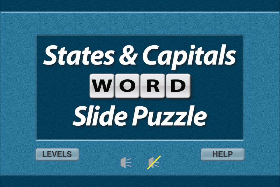 States & Capitals Word Slide screenshot 2