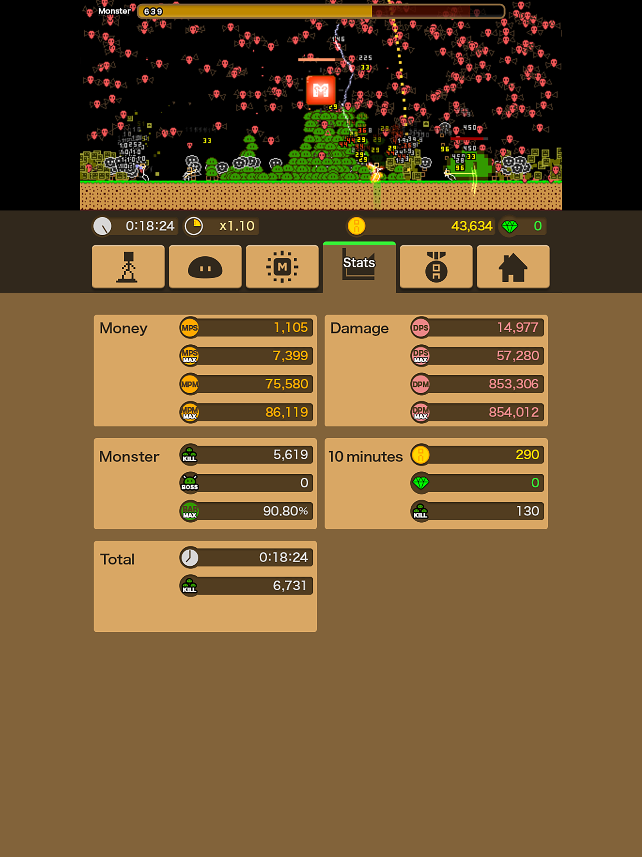 Monster Box : Simple strategy screenshot 7