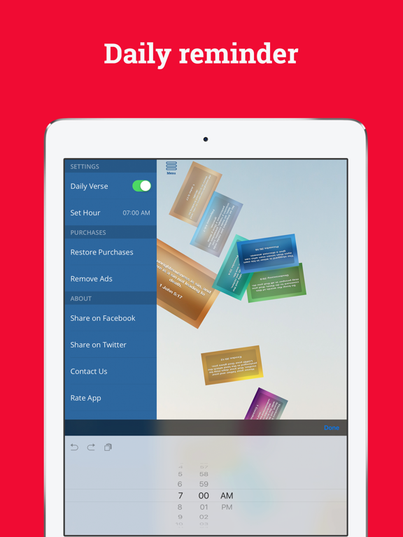 iPromises - Daily Bible Verses iPad screenshot 5 - Reference app