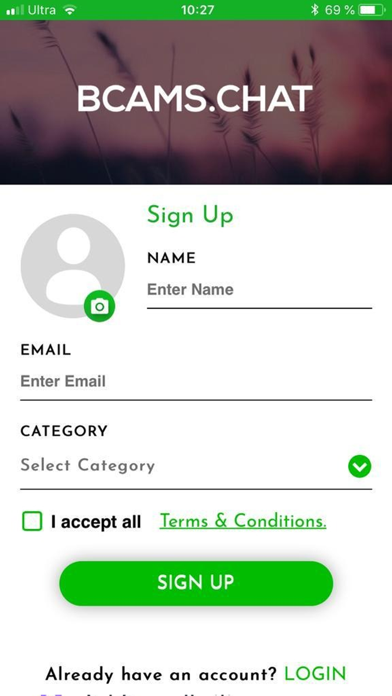 Screenshot #2 pour BCAMS.CHAT