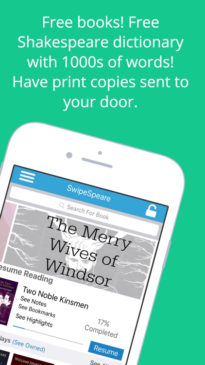 Shakespeare SwipeSpeare