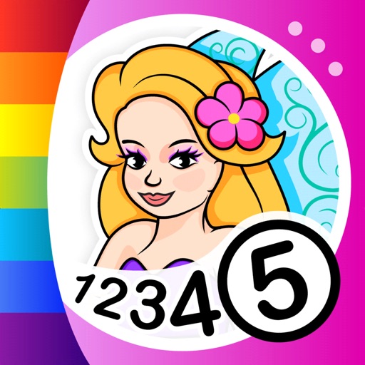 Fairies Coloring Book Icon