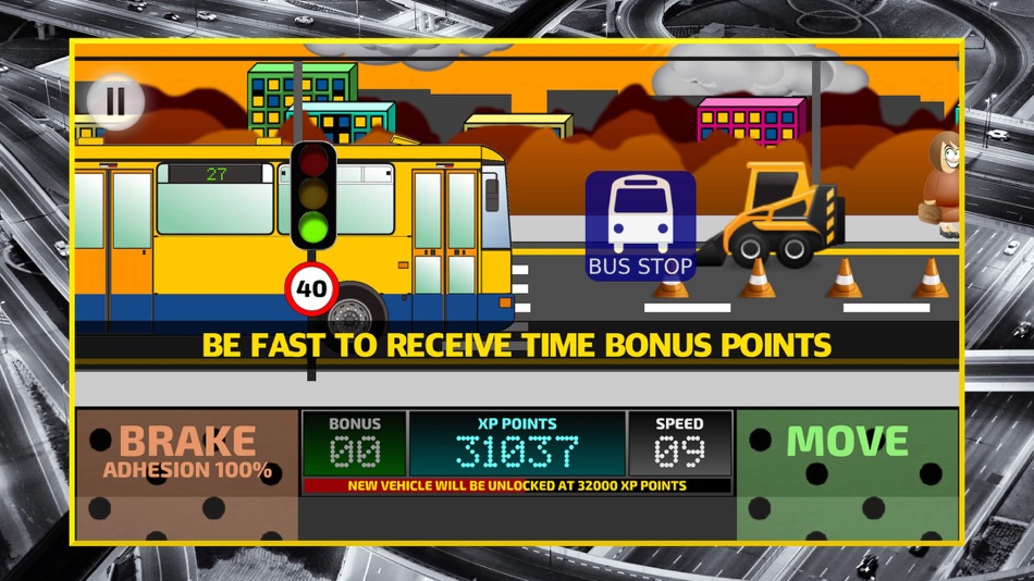 #3. City Bus Driving Simulator 2D (iOS) 由: Daniel Viktorin