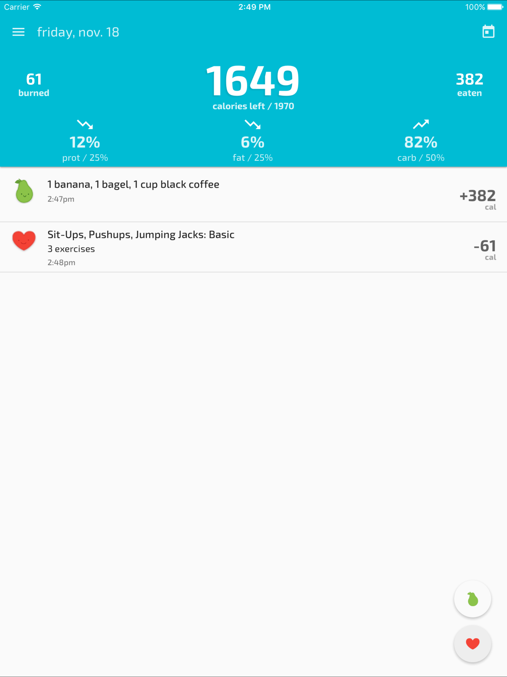 Talk-to-Track Diet and Fitness