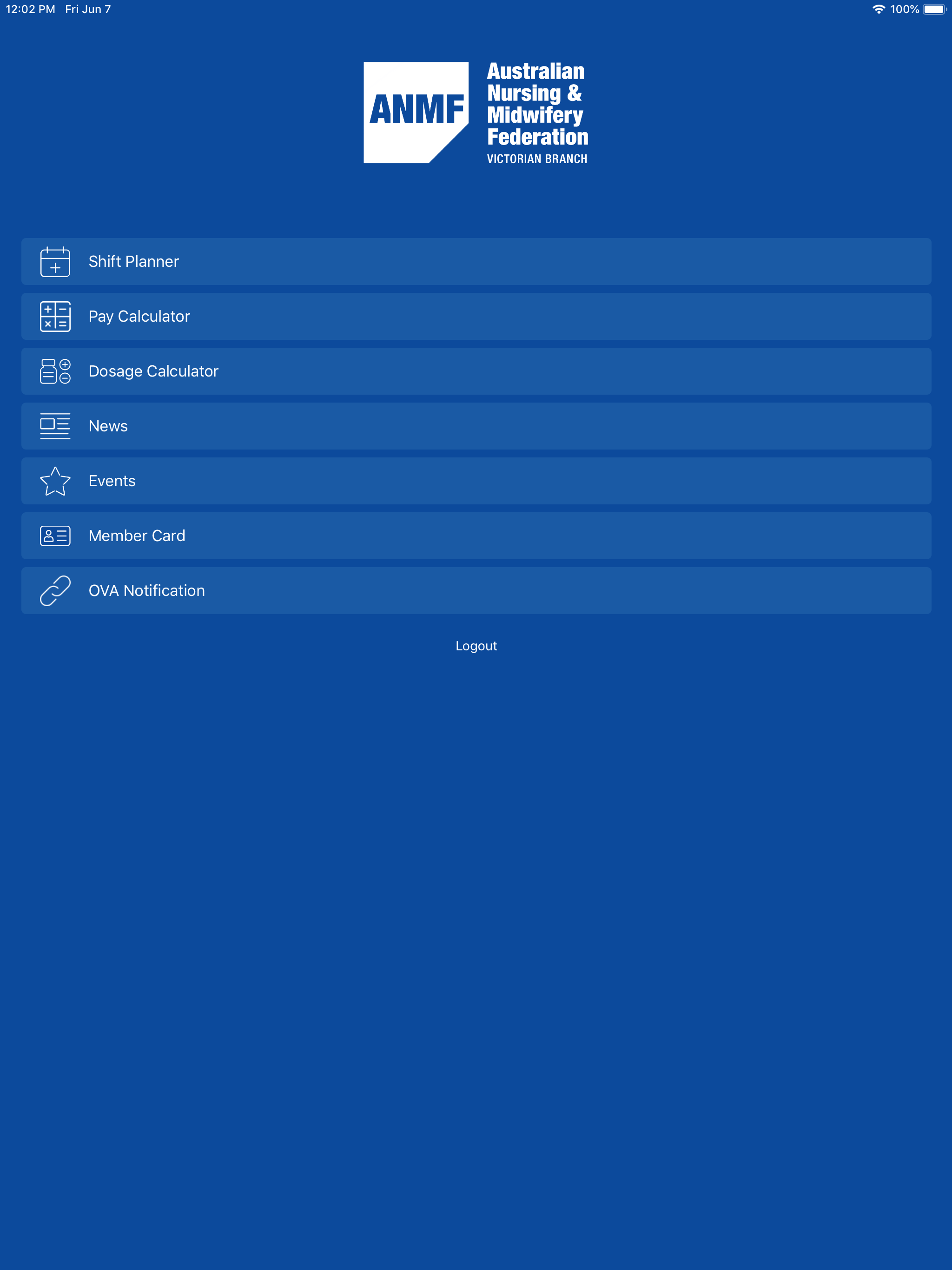 ANMF Diary App