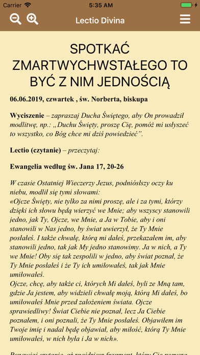 Lectio Divina - On Jest Screenshot