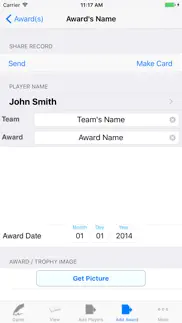 basketball player stat tracker iphone screenshot 4