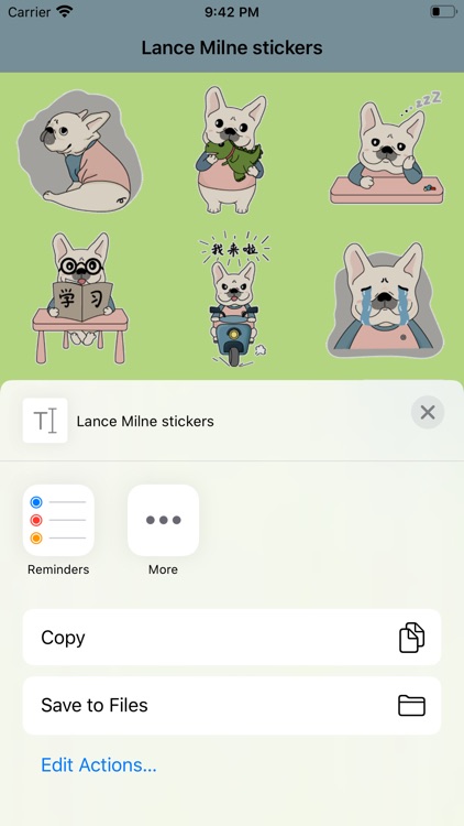 Lance Milne stickers screenshot-3