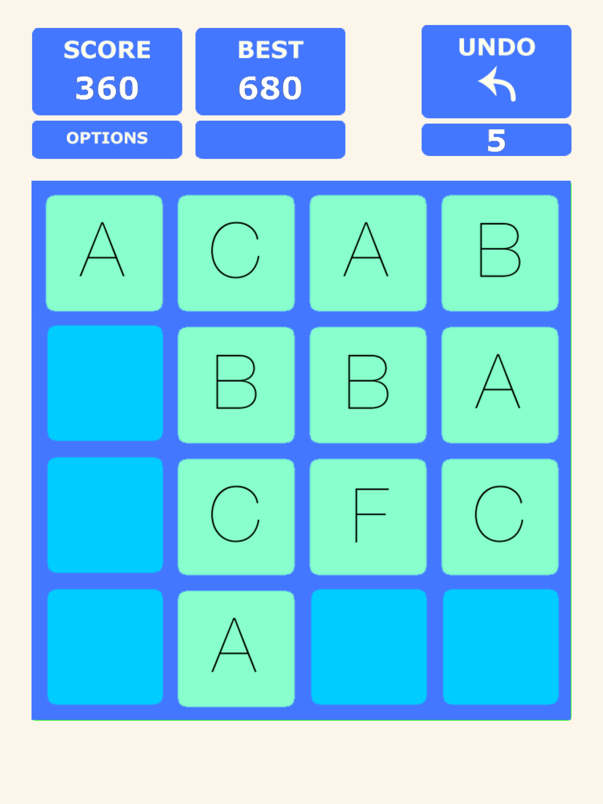 ABC Letters Mania Brain Game