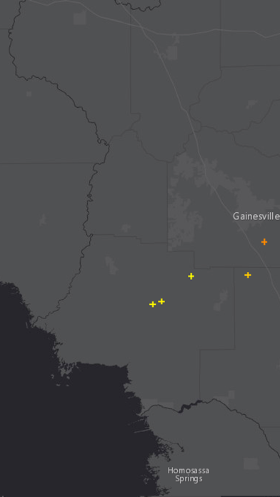 US Lightning Strikes Map Screenshot