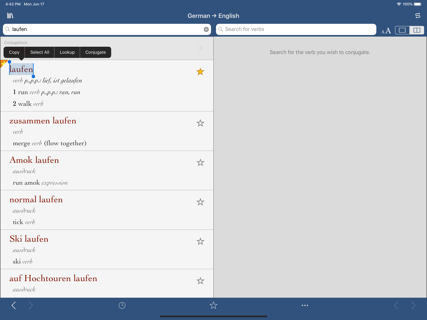 Ultralingua German-English screenshot 4