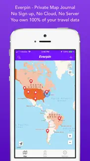 everpin - private map journal iphone screenshot 1