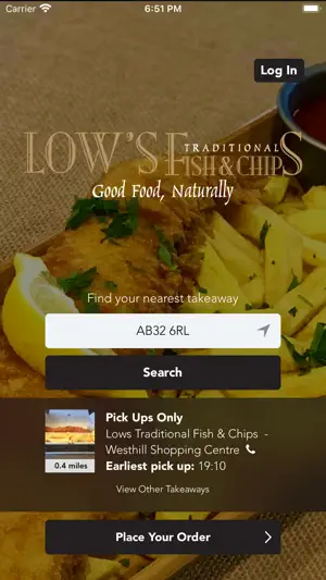 Lows Traditional Fish and Chip screenshot 1