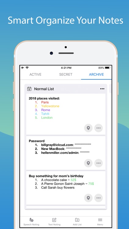 Safenotes - Secret Note Taking screenshot-3