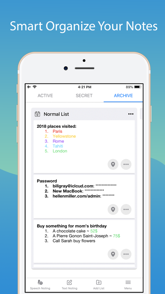 #4. Safenotes - Secret Note Taking (iOS) 由: Polymath Company Limited