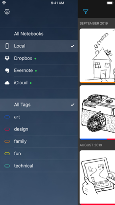 Carbo › Pencil Notes & Drawing screenshot 2