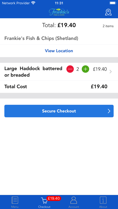 Frankie's Fish & Chips Screenshot
