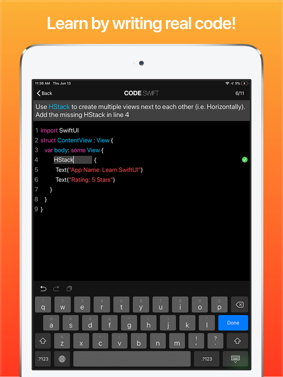 Screenshot #5 pour Learn SwiftUI
