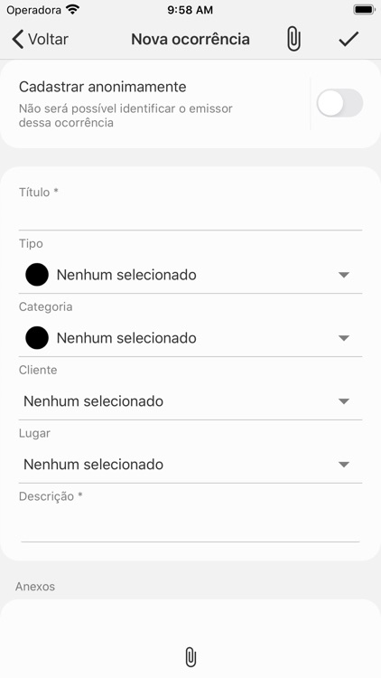 Qualiex Ocorrências