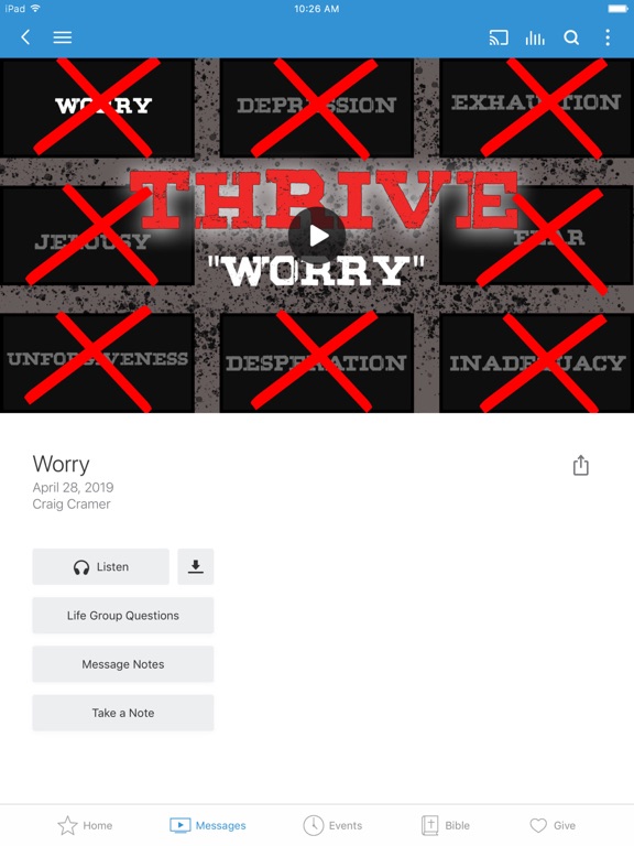 Westside Church - Florida iPad screenshot 3 - Education app