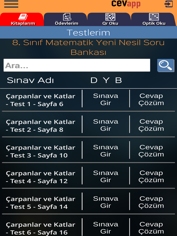 Screenshot #5 pour CevApp Öğrenci