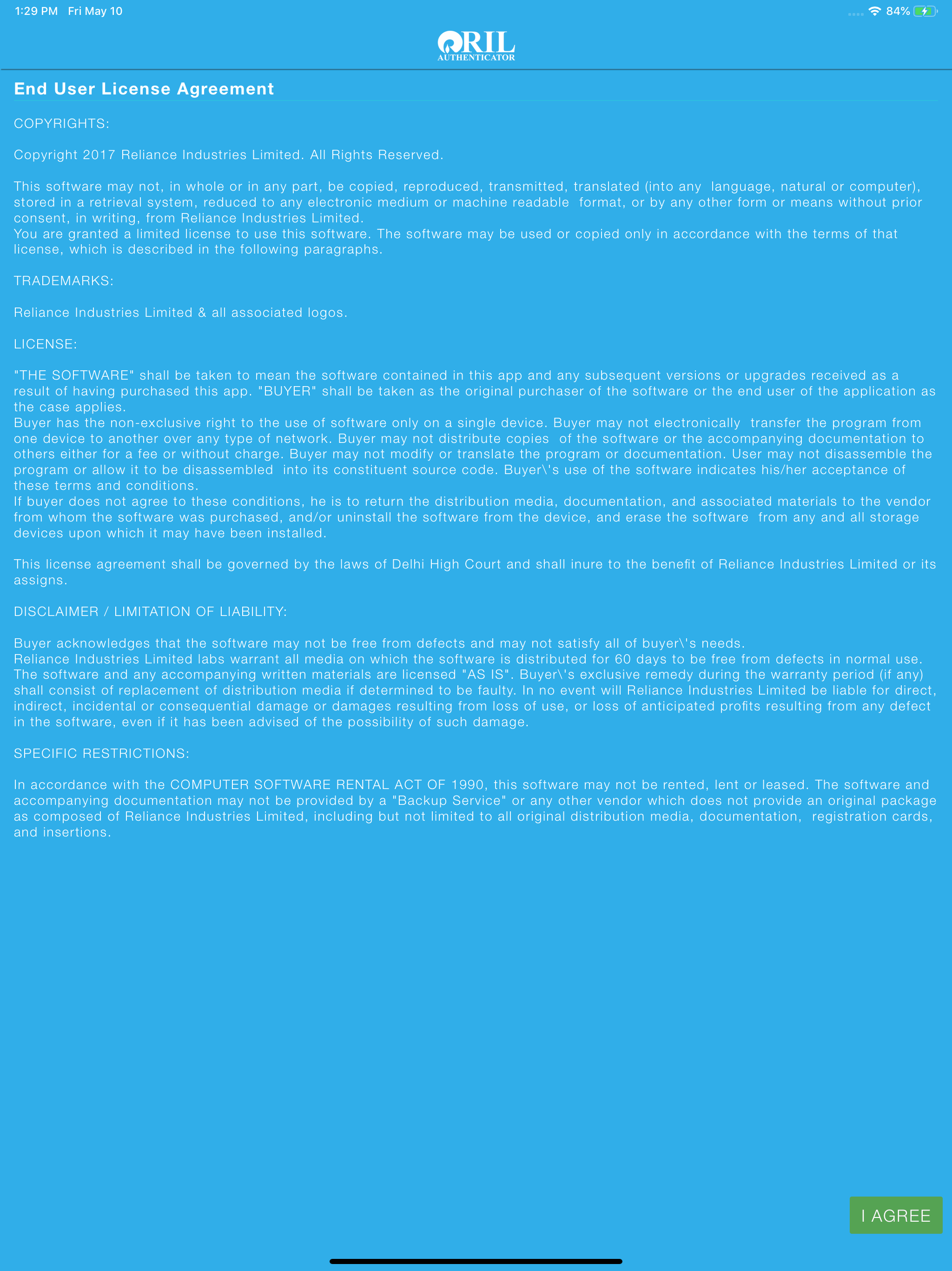 RIL Authenticator screenshot 5