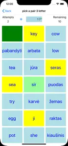 PickAPair Lithuanian - English screenshot #2 for iPhone