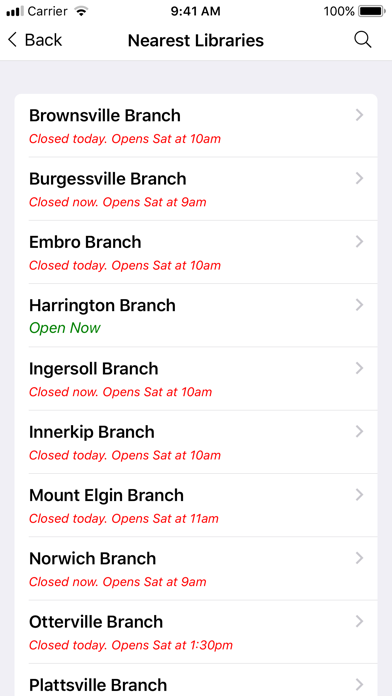 Oxford County Library Mobile Screenshot