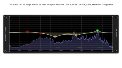 Screenshot #2 pour Visual EQ Console AUv3 Plugin