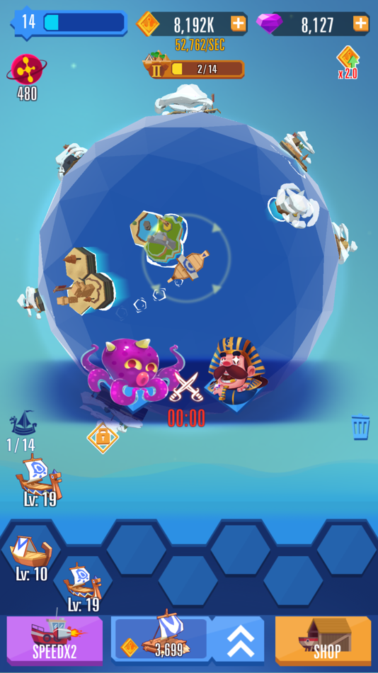 #2. Ship Merger (iOS) 由: Hongkong Vega Limited