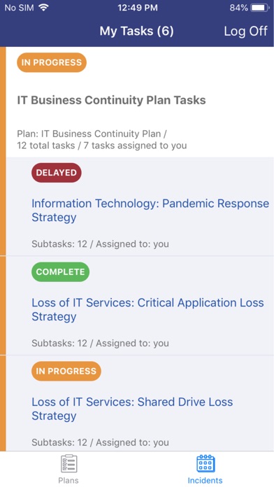 Act with Assurance Screenshot
