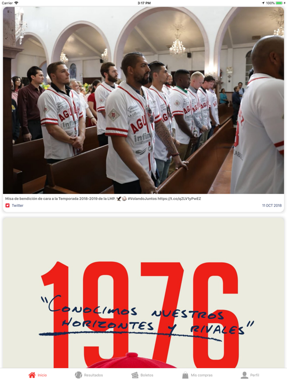 Águilas de Mexicali Oficial iPad screenshot 1 - Sports app