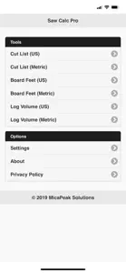 Sawmill Calculator Pro screenshot #6 for iPhone