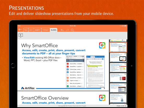 SmartOffice for BlackBerry iPad app afbeelding 4