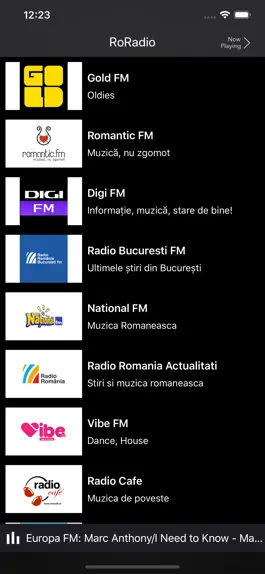 Game screenshot RoRadio - Radio Romania apk