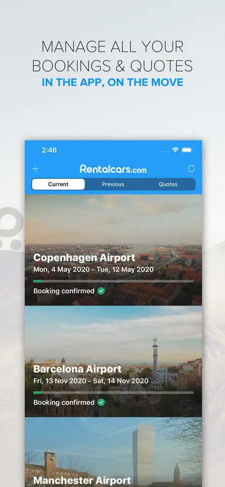 Rentalcars.com - Car hire App