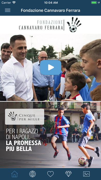 Screenshot #1 pour Fondazione Cannavaro Ferrara