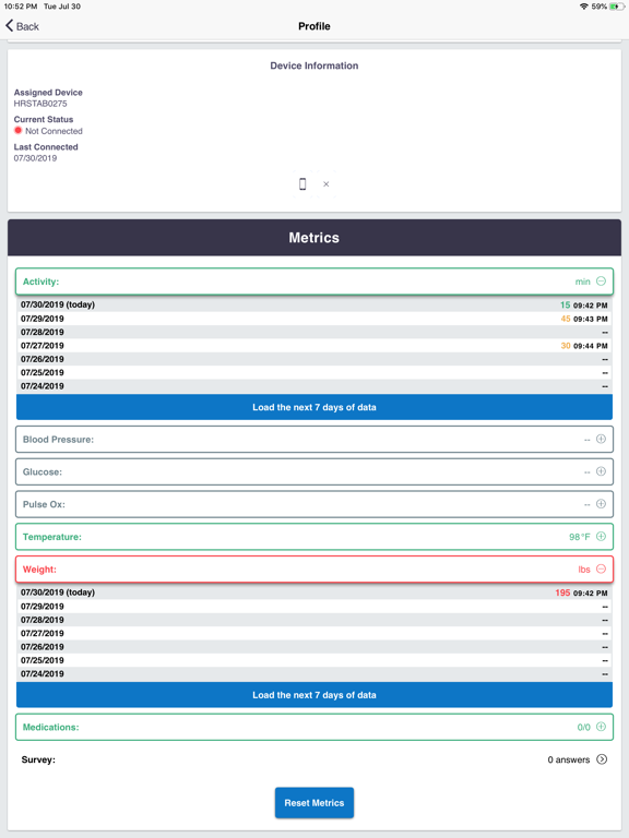 ClinicianConnect Mobile iPad screenshot 6 - Medical app