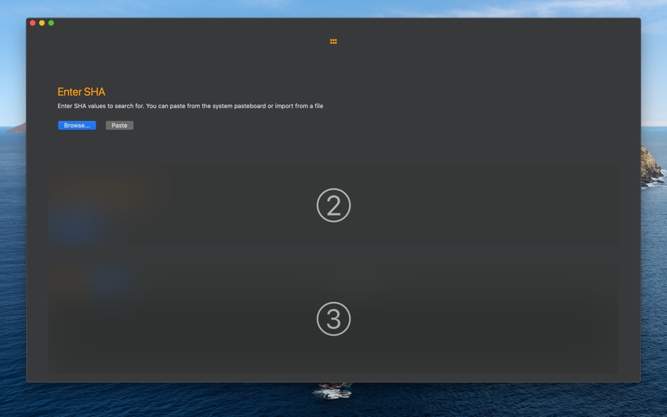 #1. ShaSearch (macOS) By: Robert Atherton