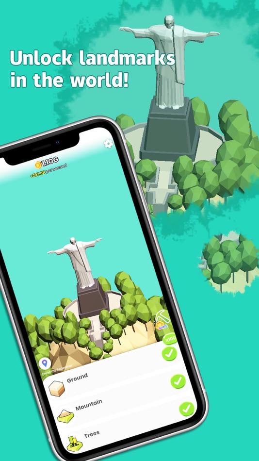 #4. Idle Landmarks (iOS) Podle: Zplay (Beijing) Info. Tech. Co.,Ltd.