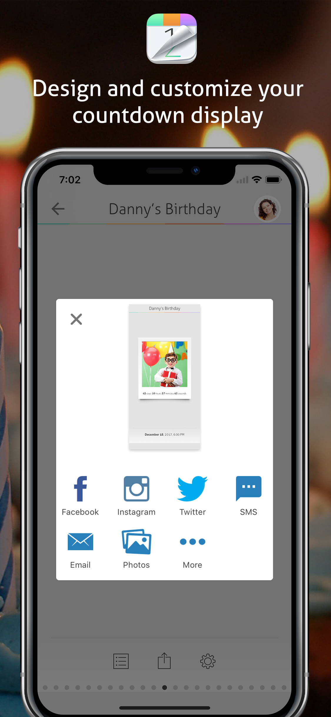 Countdown+ Calendar (Lite) screenshot 5