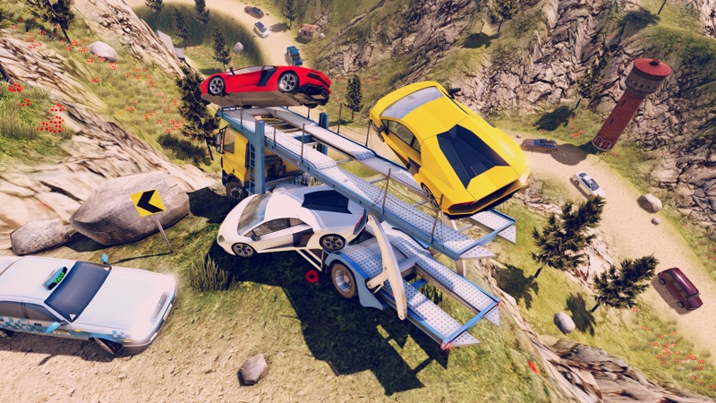 John: Truck Car Transport Sim screenshot 4