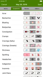 period tracker deluxe iphone screenshot 3