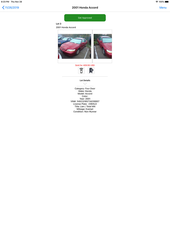 Screenshot #6 pour Speeds Auto Auctions