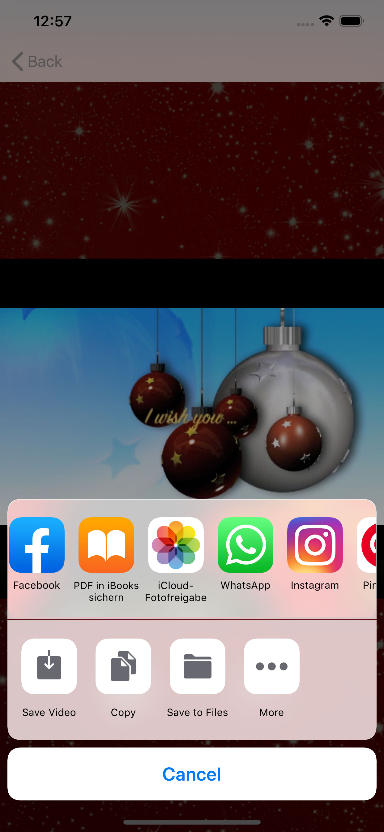 Merry Christmas Greeting Video