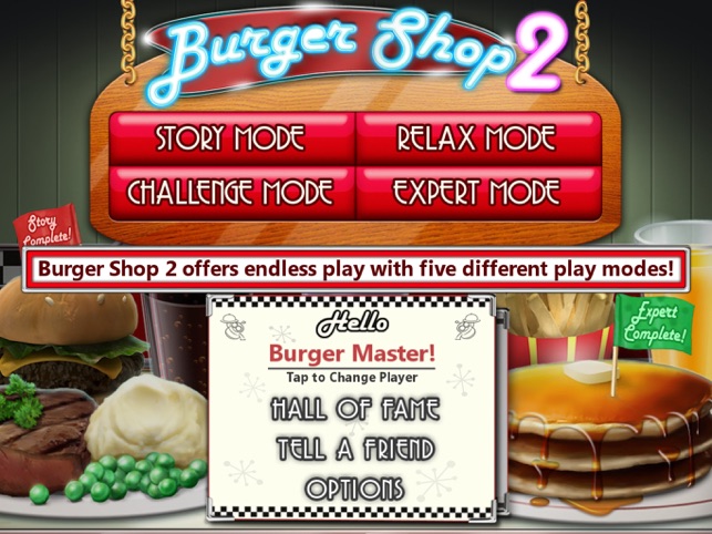 play burger shop 2 online free