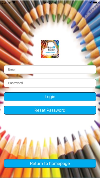 Pen and Paper Loyalty Card