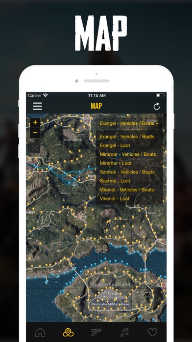Map, Stickers & Stats for PUBG screenshot 3