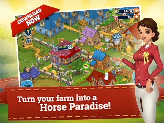 Horse Farm iPad app afbeelding 1