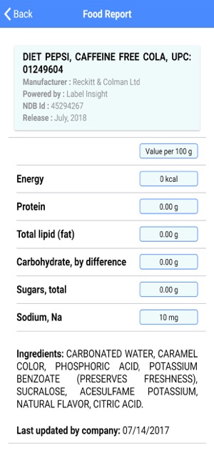 Nutrition and Food Composition(圖2)-速報App